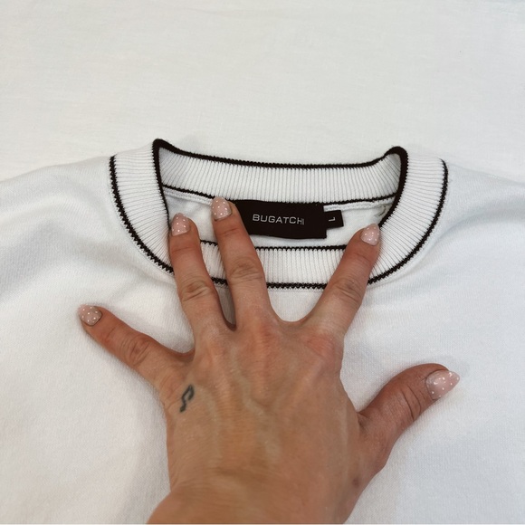 Bugatchi Solid Crew Neck Sweater - Picture 7 of 15